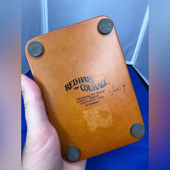 Red Hats of Courage “Advancing the Attack” Fireman Hose Figurine by Vanmark - Picture 9 of 9